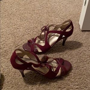 Maroon heels